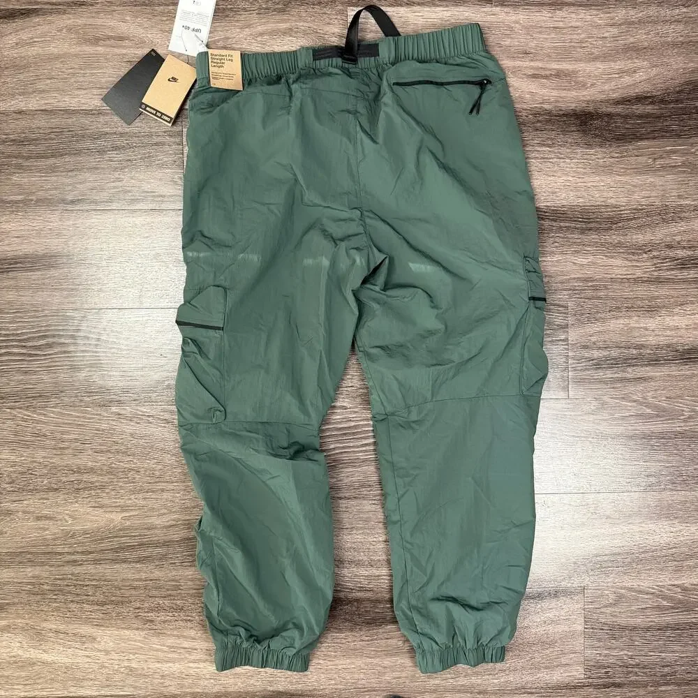 Nike Tech Woven UV Cargo Pants Vintage Green Lined FZ0756-338 Men's Large $150 L